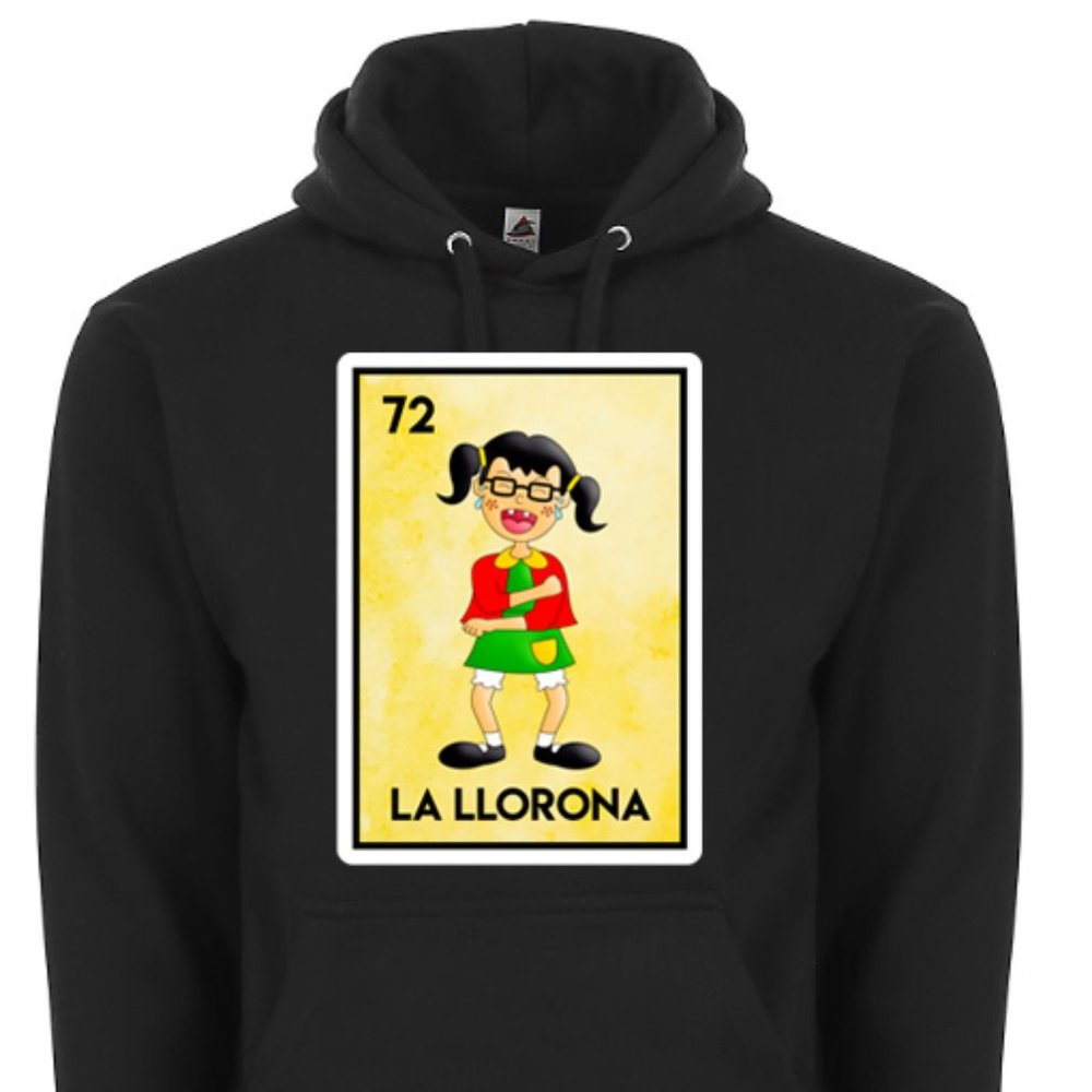 La Llorona La Chilindrina Loteria Mexican Bingo Style Chavo Graphic Sweater